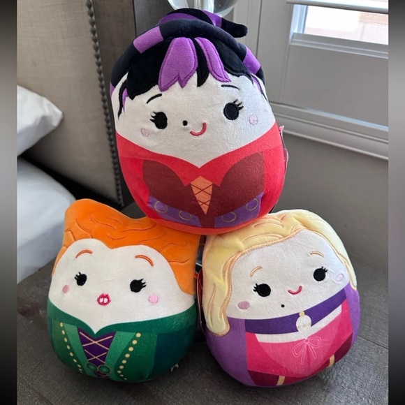 Squishmallows Other - Set of 3 Sisters Hocus Pocus Squishmallows Plush 6.5in